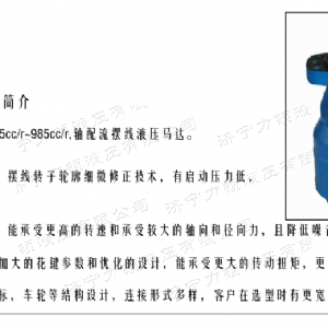 BMH系列交错油口乐动（中国）马达